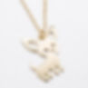 Thumbnail: Animal Necklace and Earring Set with Copper Chain