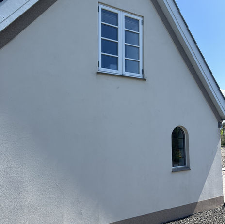 Et smuk hus med ny renoveret facade 