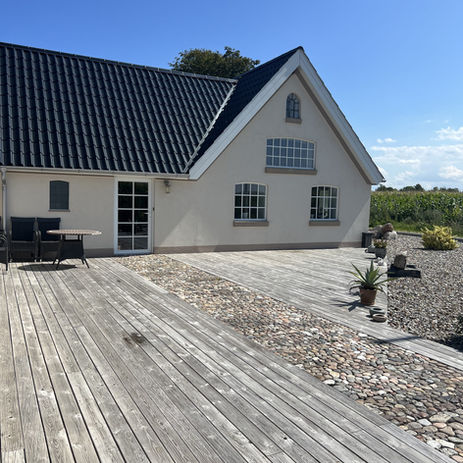 Et smuk hus med ny renoveret facade 