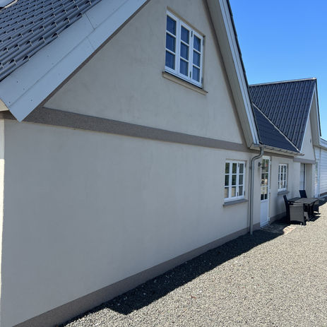Et smuk hus med ny renoveret facade 