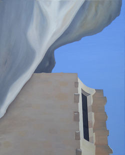 Les Eyzies X, olja/duk, 60x73 cm