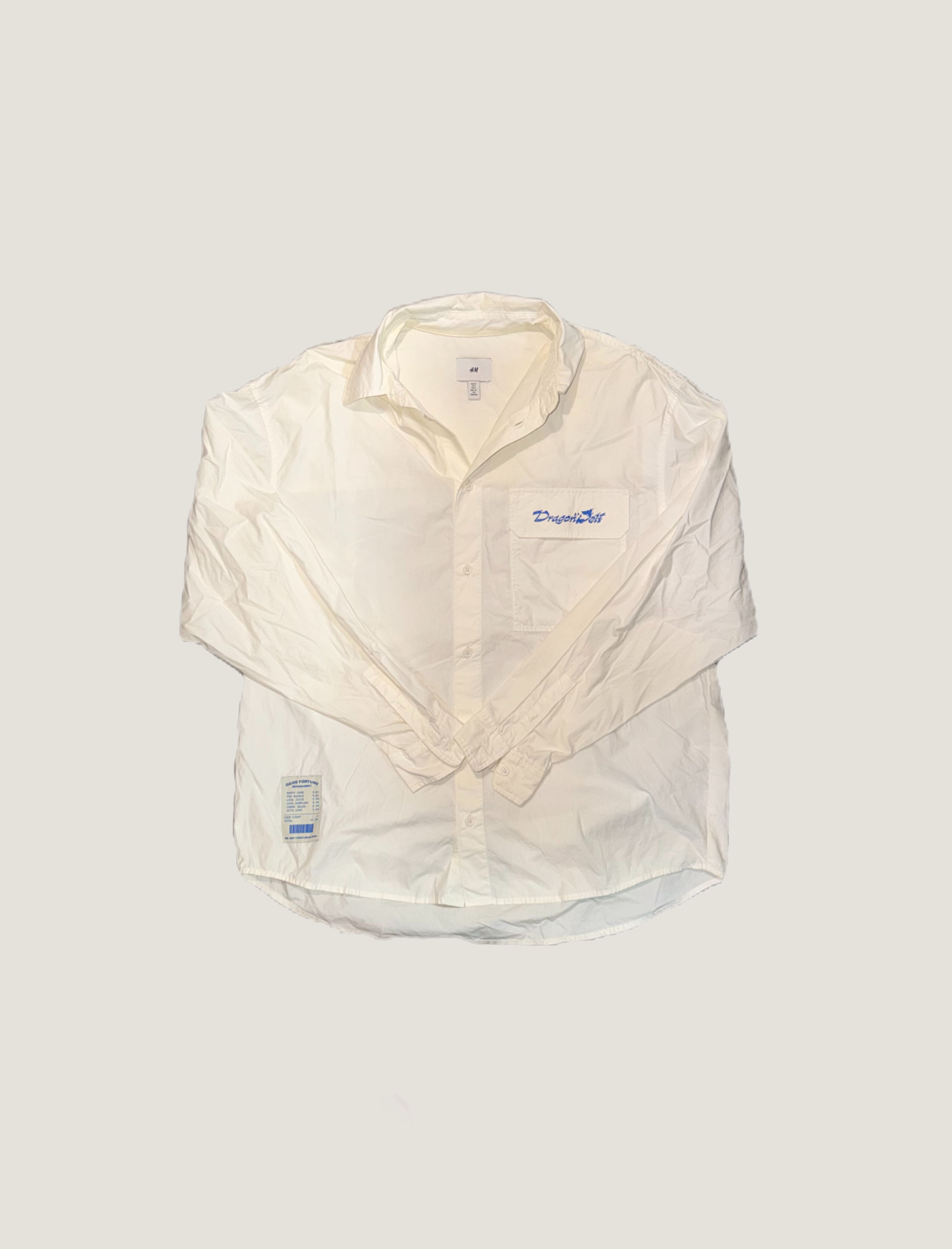 H&M Dragon Ball Deli White Shirt
