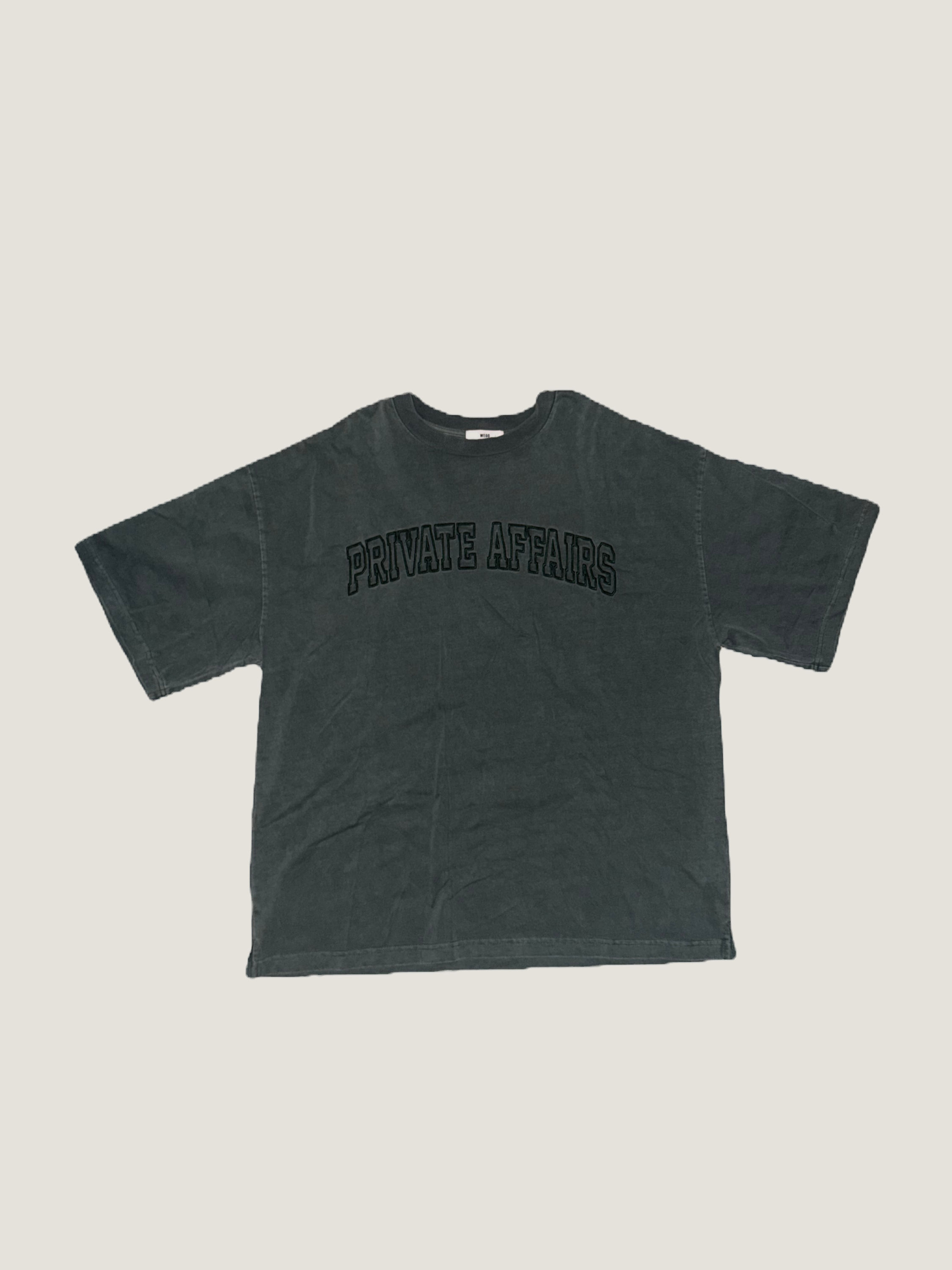WEGO "Private Affairs" Heavyweight Graphic T-Shirt – Green