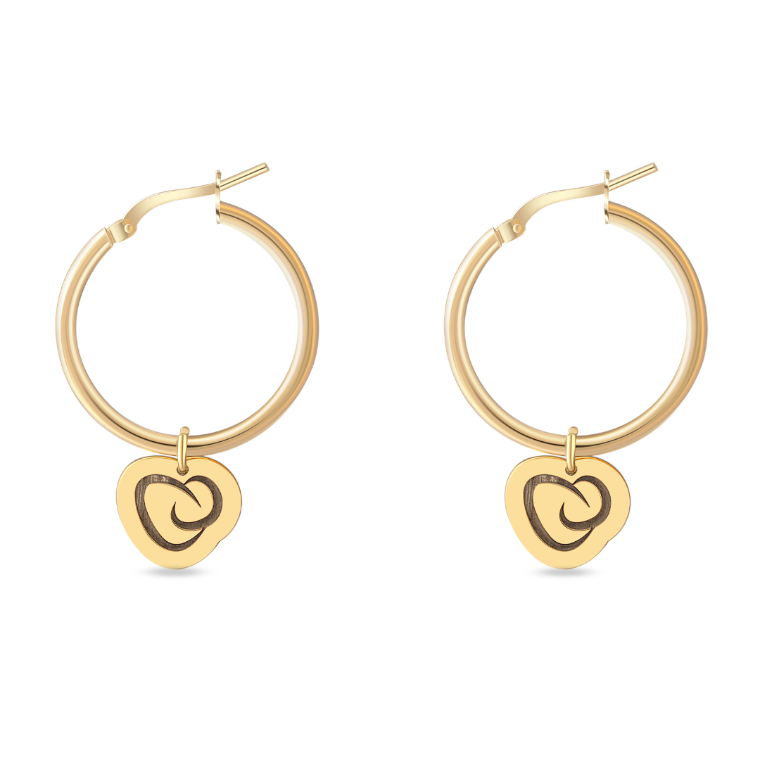 Orecchini Cerchio Piccolo Pendente Icon