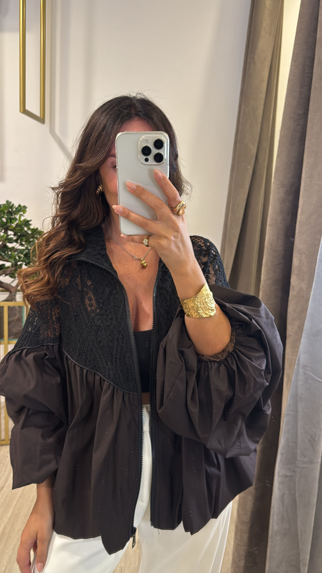 Casaco Renda Couture( duas cores)
