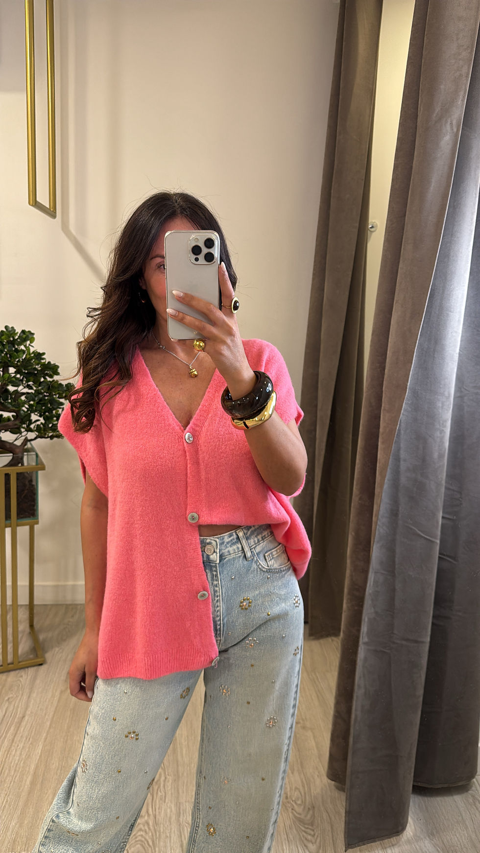 Miniatura: Casaco sem mangas (duas cores)