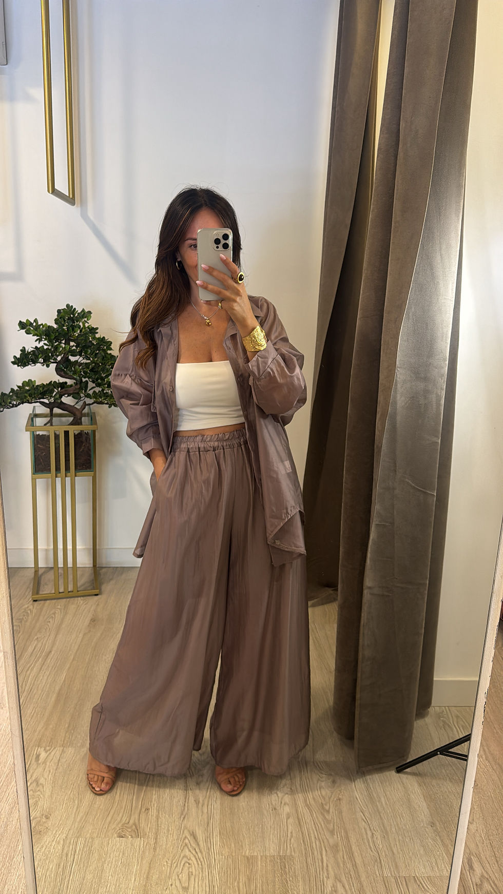 Thumbnail: Conjunto de calça e camisa(várias cores)