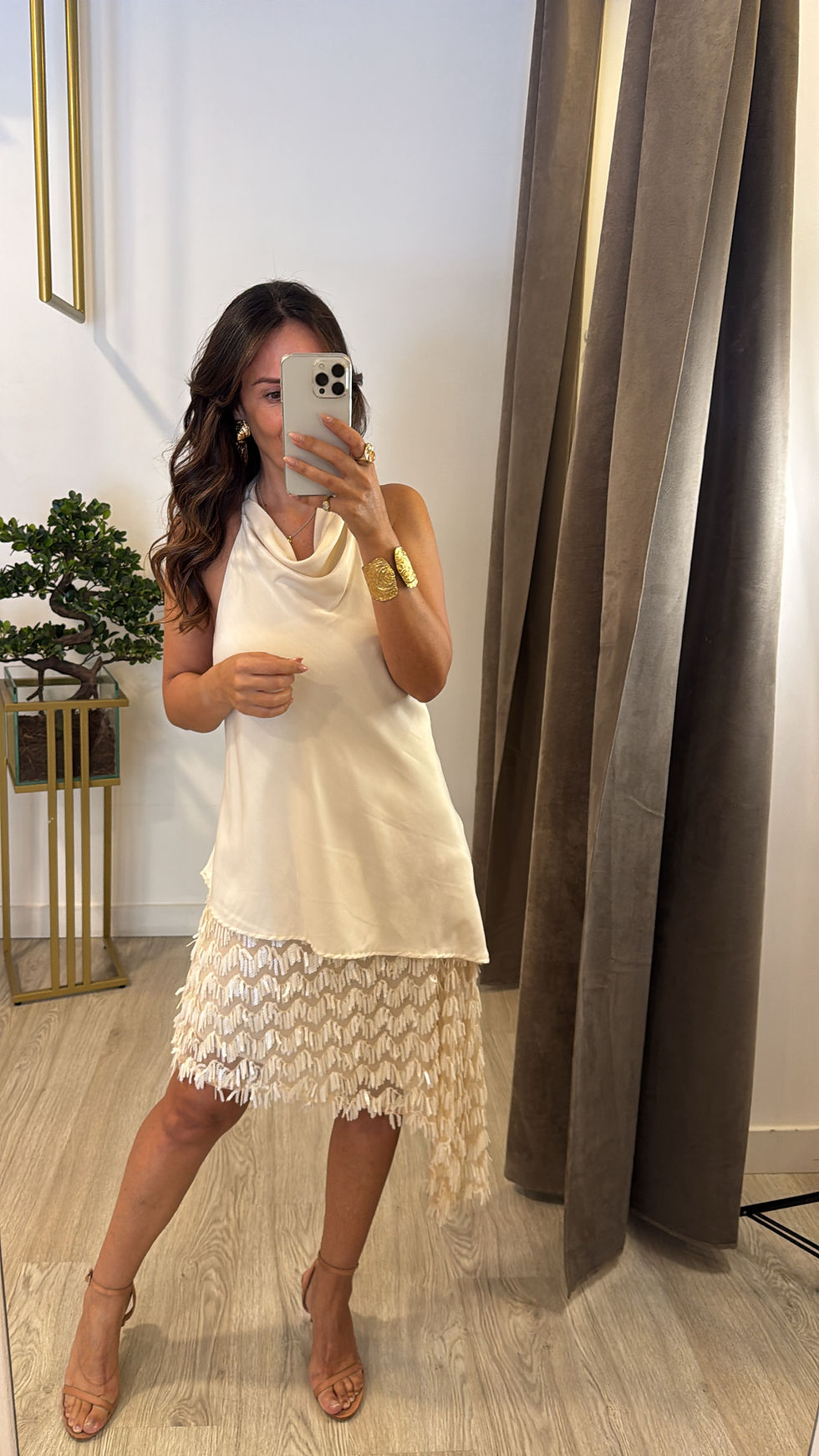 Thumbnail: Vestido Lumina acetinado 