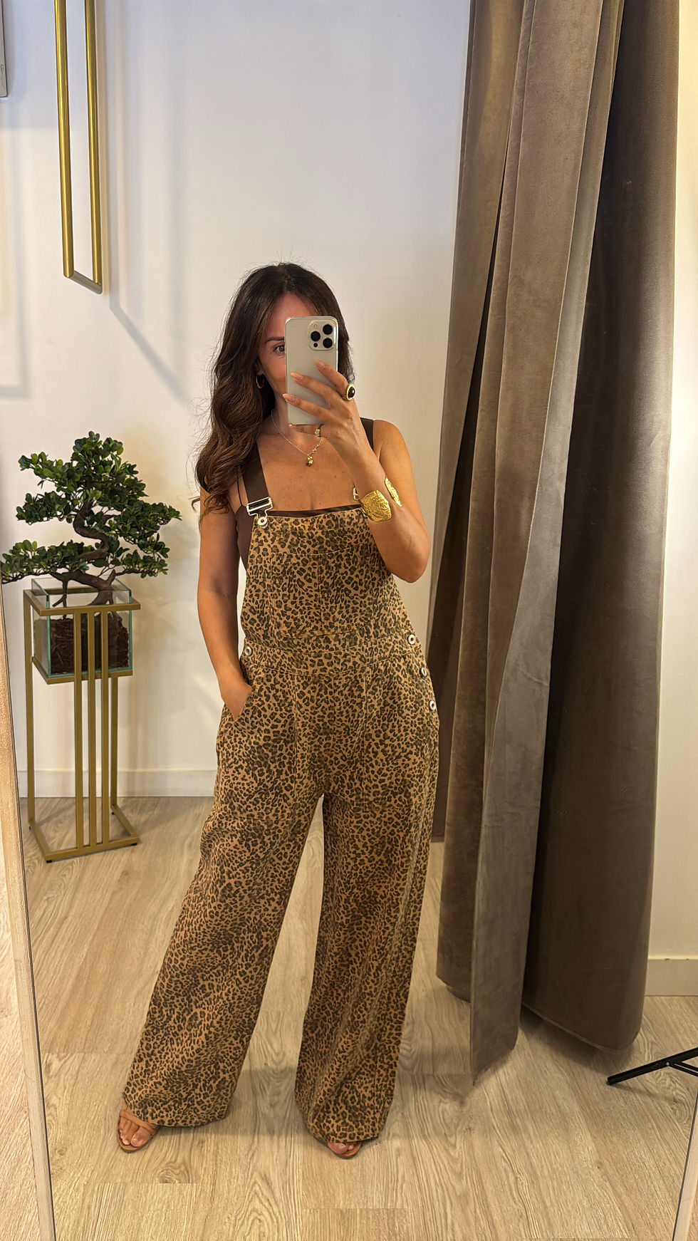 Thumbnail: Jardineira animal print 