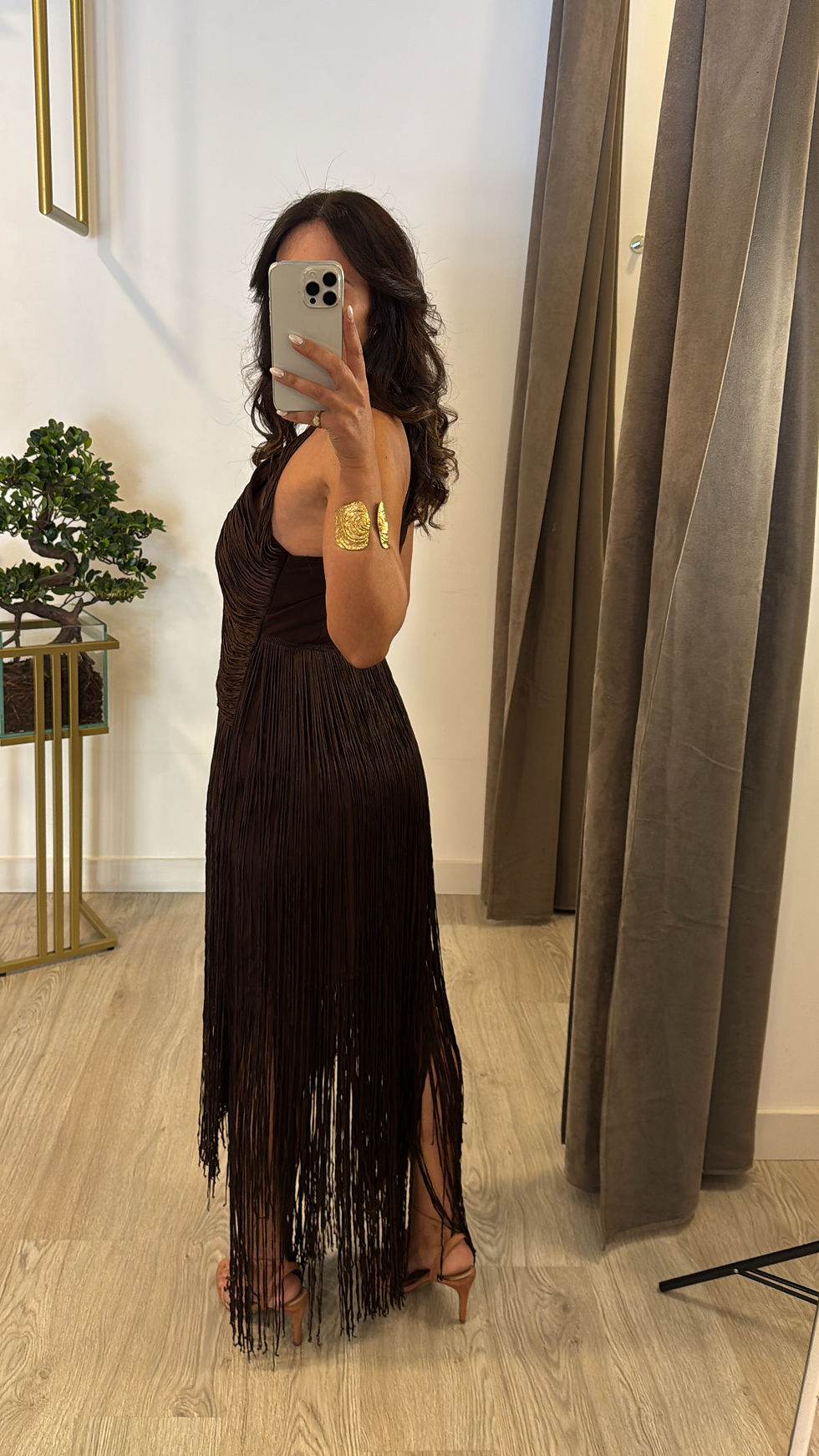 Miniatura: Vestido franjas 