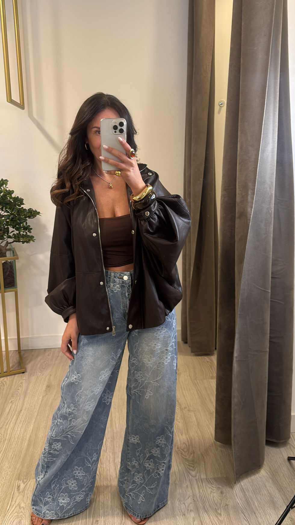 Miniatura: Calça com flores Mochy 