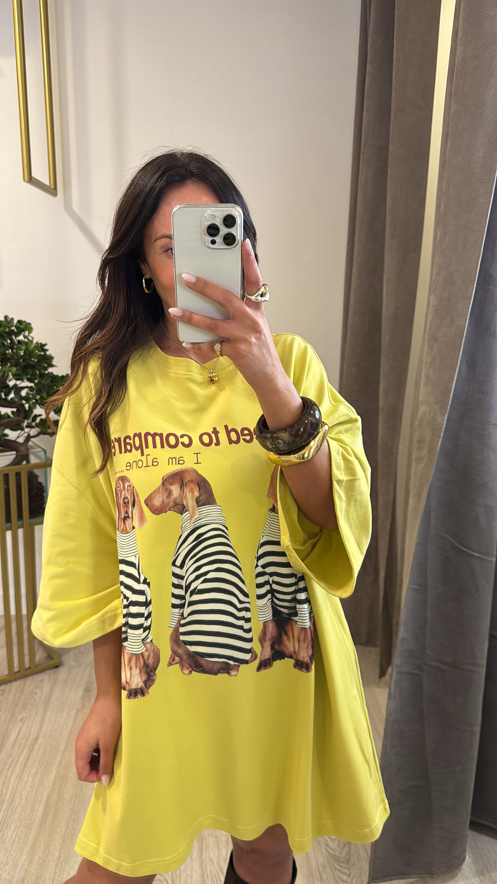 Miniatura: T-shirt oversize Ti amo 