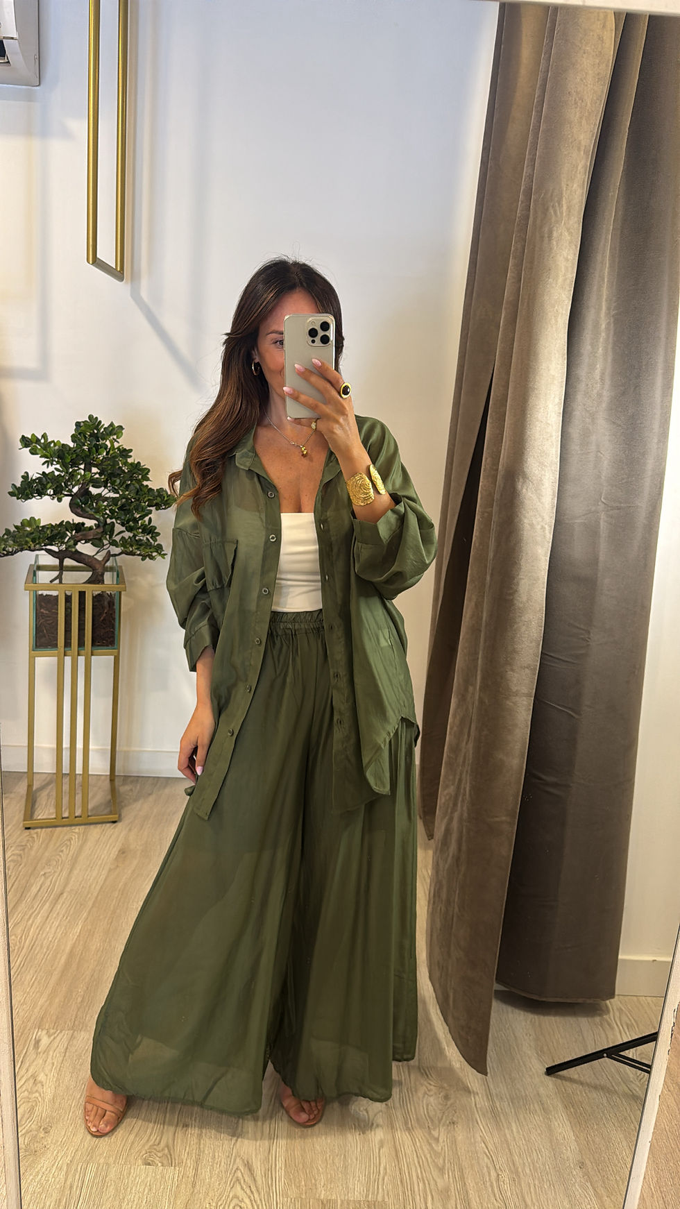 Thumbnail: Conjunto de calça e camisa(várias cores)
