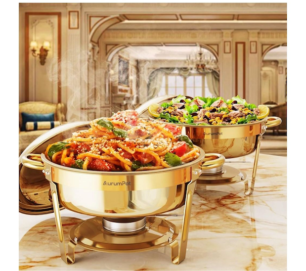 AurumPot Chafing Dishes for Buffet 4 Pack Gold.png