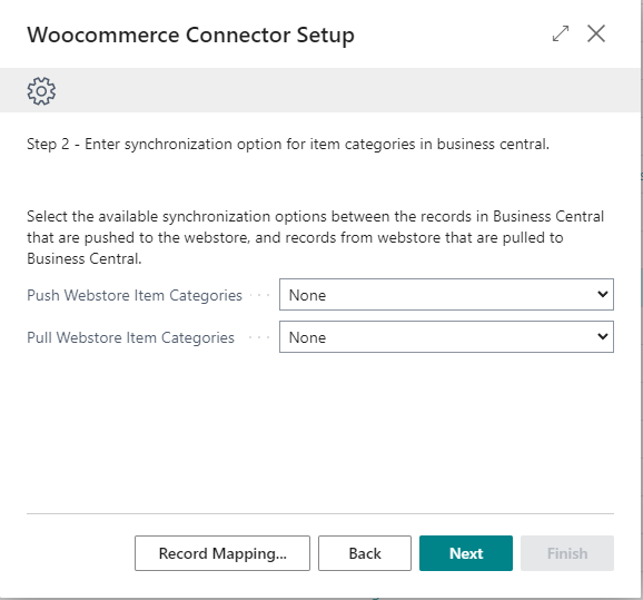 Item Synchronization Options