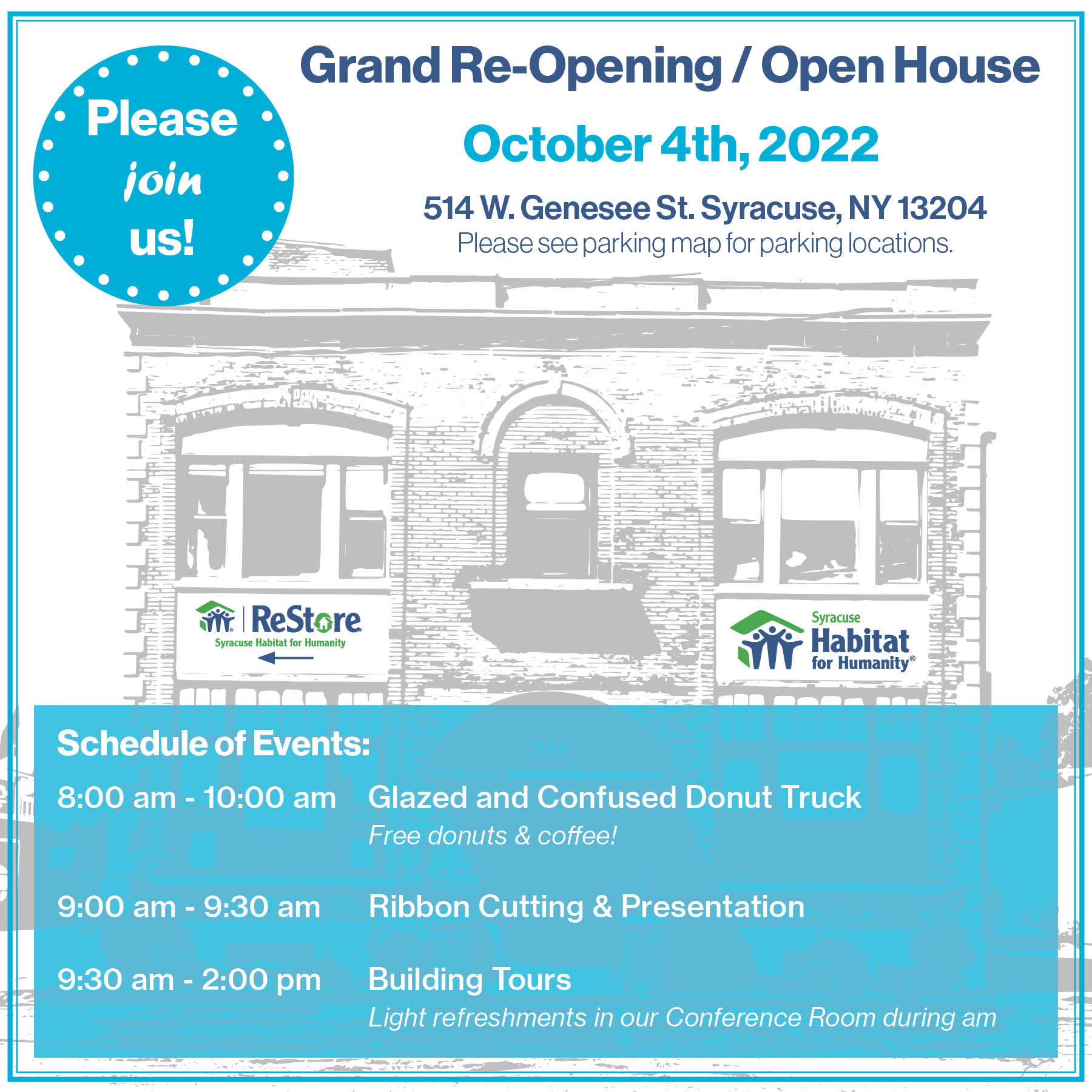 Syracuse Habitat - Grand Re-Opening & Open House | syracuse-habitat