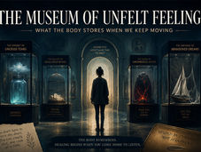 I scene in. MUSEUM SHOWING FEELINGS AS DISPLAYED ARTY