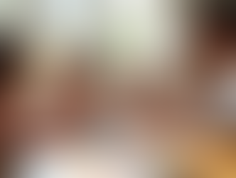 Family crafting session with homemade decorations