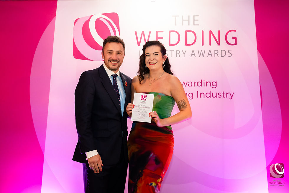 A Night to Remember: Inside The Wedding Industry Awards as a Musical Act Finalist