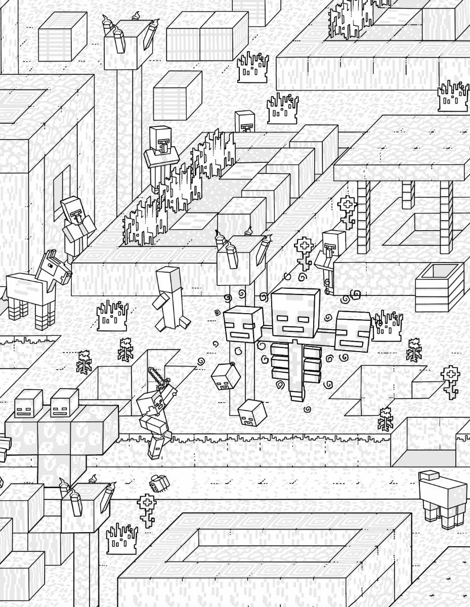 Прев'ю: MINECRAFT. Офіційна розмальовка