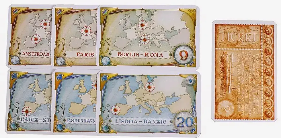 Прев'ю: Настільна гра Квиток на поїзд: Європа (Ticket to Ride: Europe)