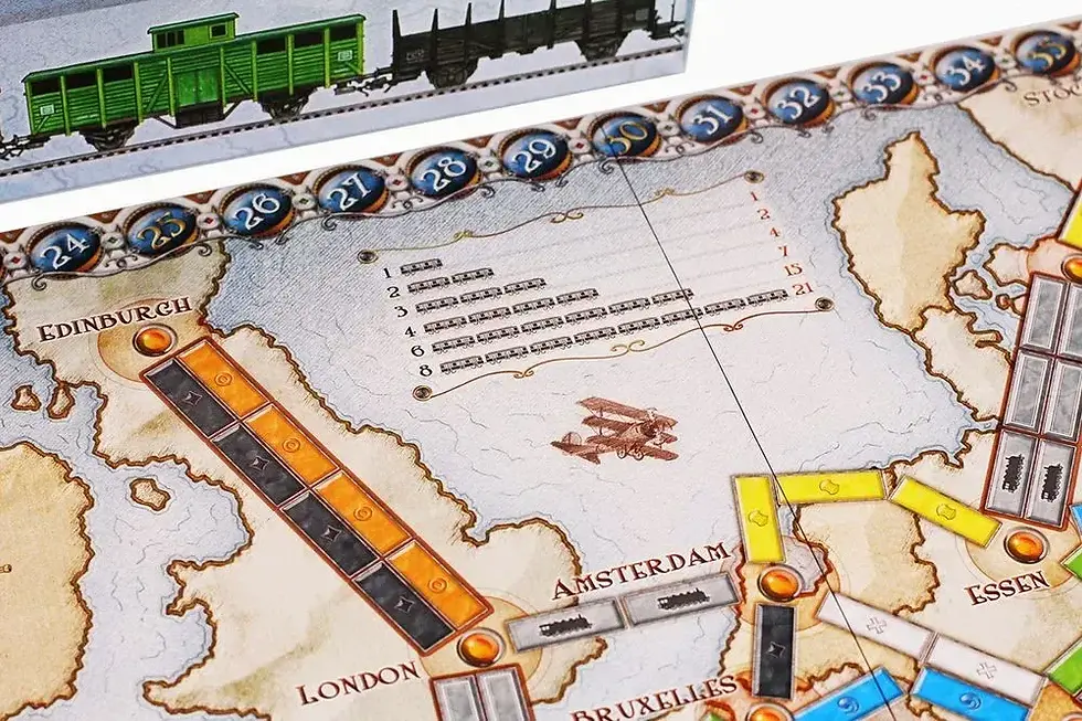 Прев'ю: Настільна гра Квиток на поїзд: Європа (Ticket to Ride: Europe)