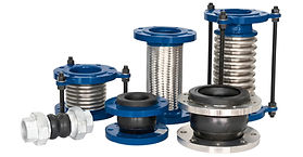 Metallic expansion joints and rubber flexible connectors for industrial piping systems in Kuwait