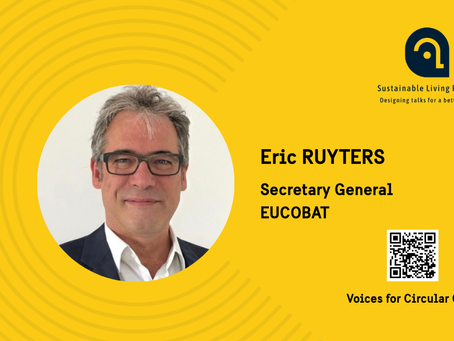 Despre Noul Regulament European al Bateriilor cu Eric Ruyters - EUCOBAT, în noul episod Sustainable Living Podcast