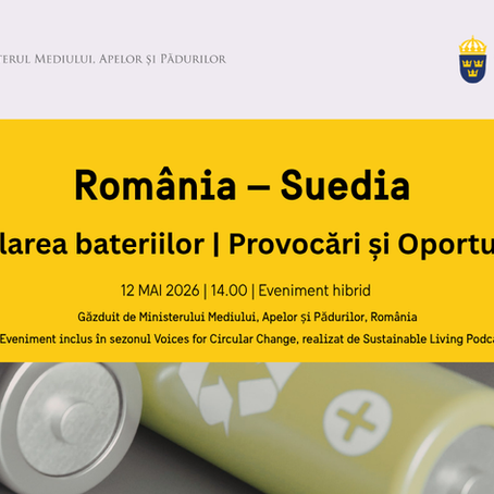 România – Suedia: Reciclarea bateriilor | Provocări și Oportunități 