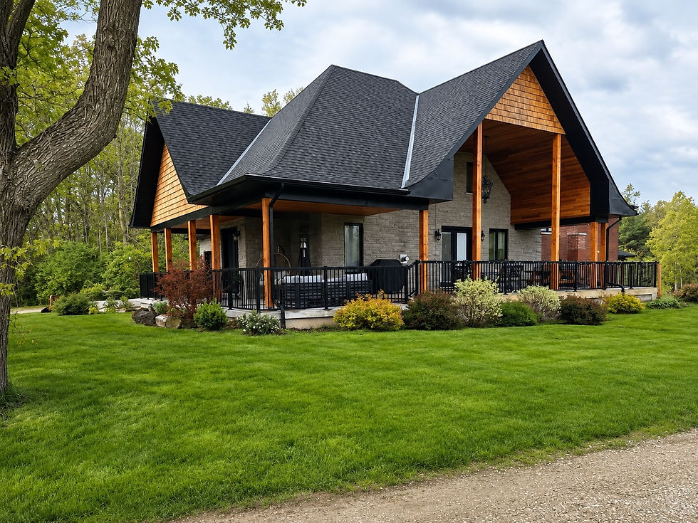 Completed custom home project by Terra CDN Contracting Inc in Ontario