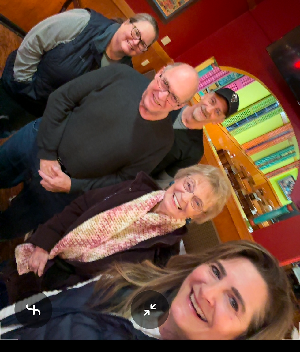 Birthday dinner with Uncle David