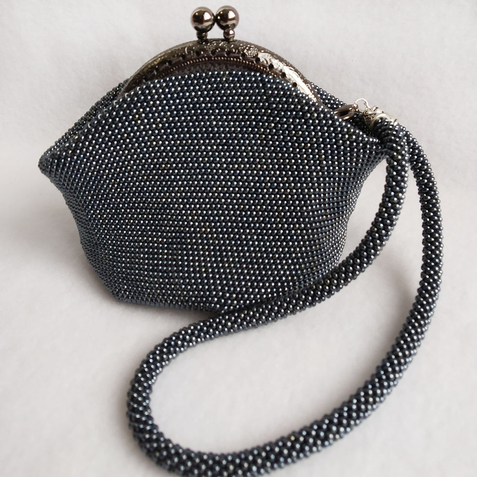 Миниатюра: Монетница из бисера