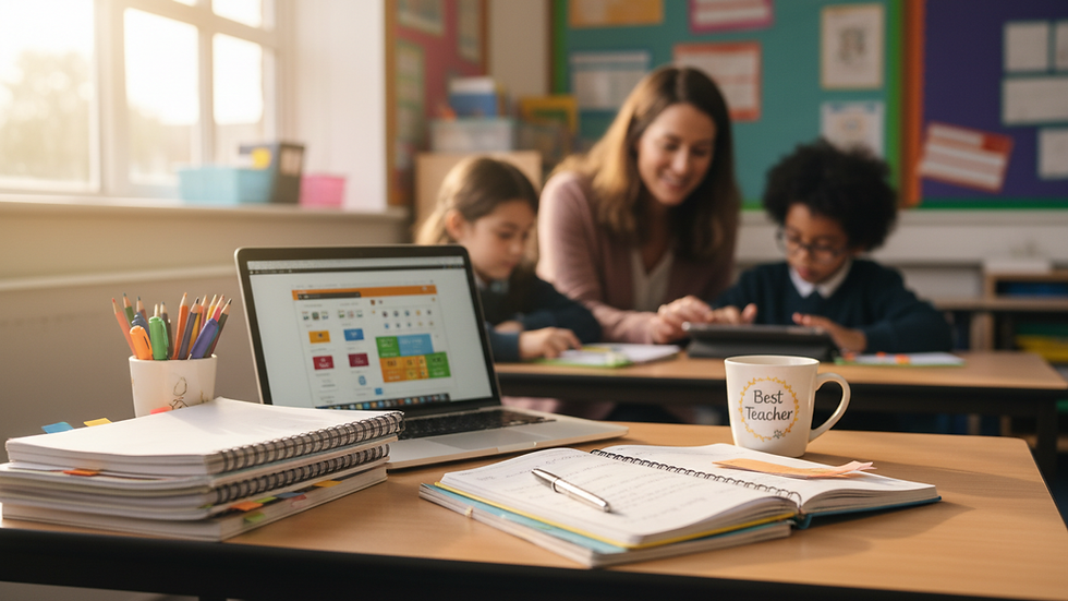 Eye-level view of a London school building entrance