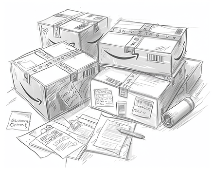 u8115896785_a_few_Amazon_shipping_boxes_arranged_neatly_with__aba033cb-2a09-4b8e-acbe-5468