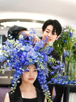 Shuhei Aizu（會津脩平）が大丸札幌店で魅せるフラワーアート｜