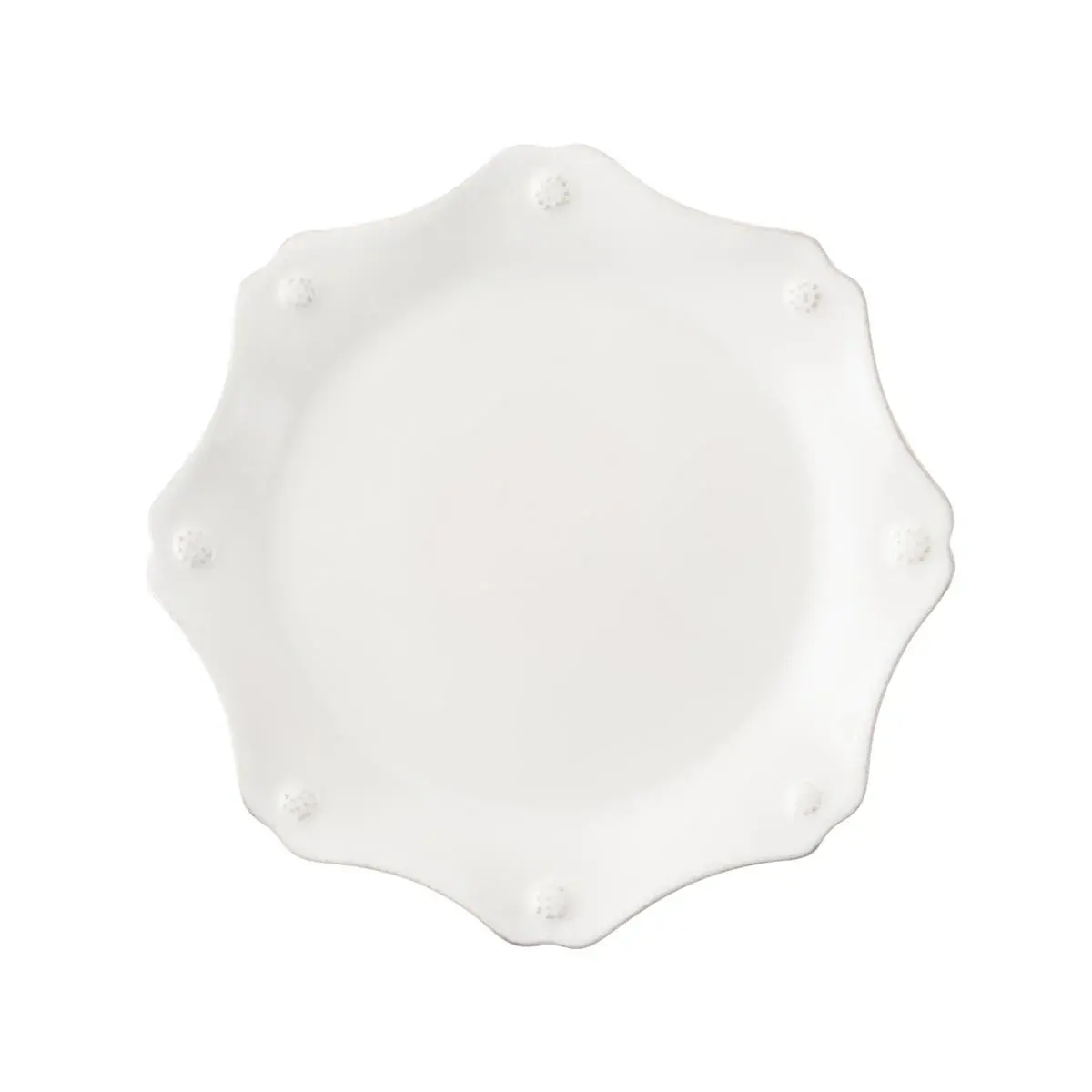 Juliska Berry & Thread Whitewash Scallop Platter/Charger
