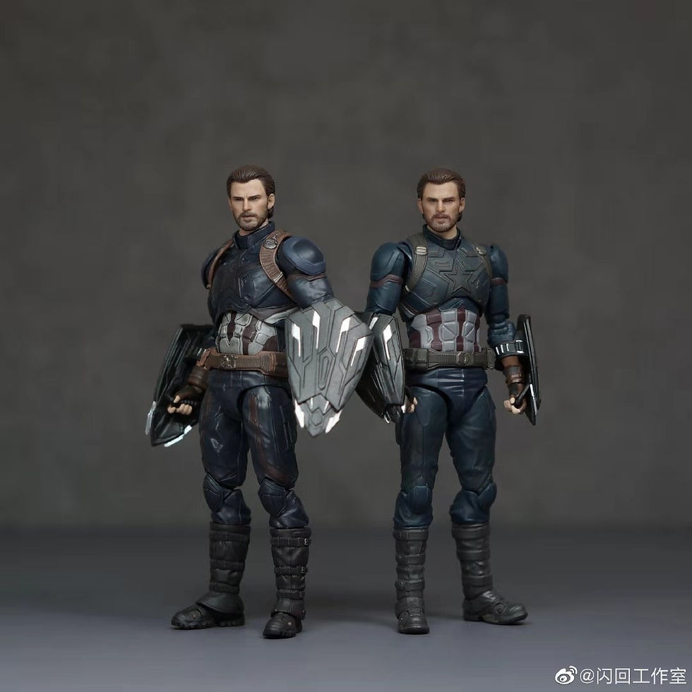 Thumbnail: [Pre-order] Manipple Studio MS003 Captain with Beard 1/12 Scale Head Sculpt Set