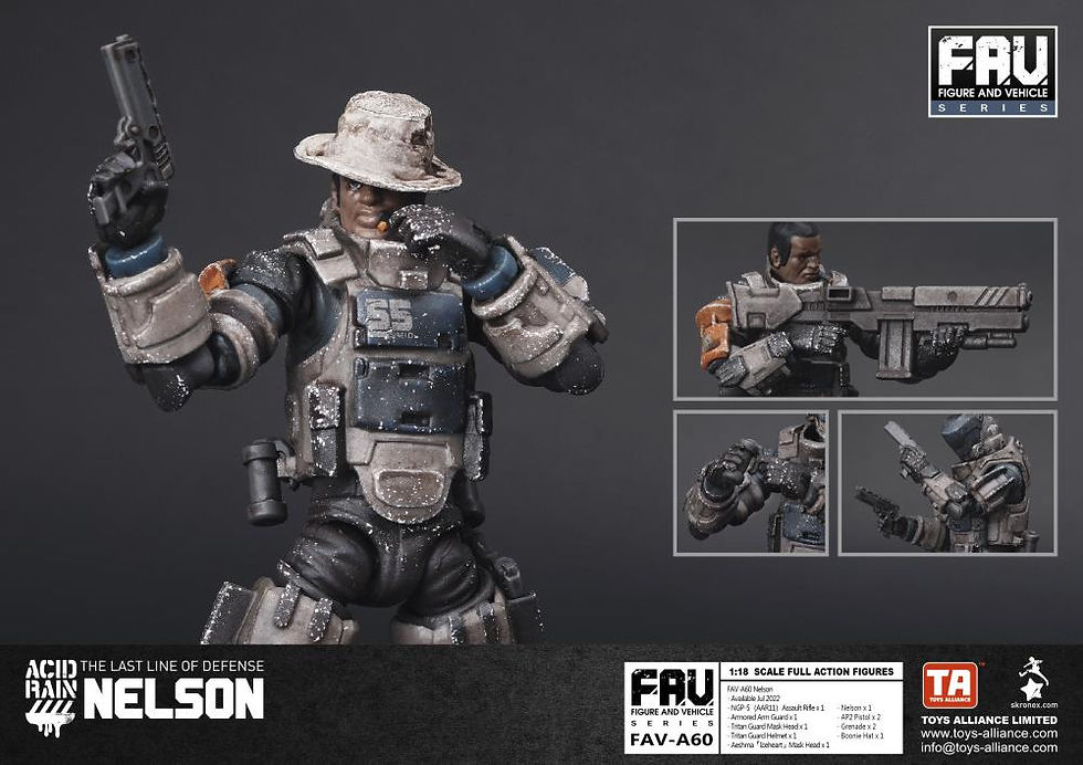 Thumbnail: [Pre-order] Toy Alliance Acid Rain FAV-A60 Nelson Action Figure