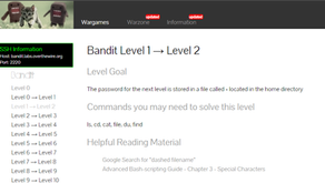 Bandit Level 1→ Level 2 Walkthrough