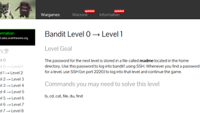 Bandit Level 0 → Level 1 Walkthrough