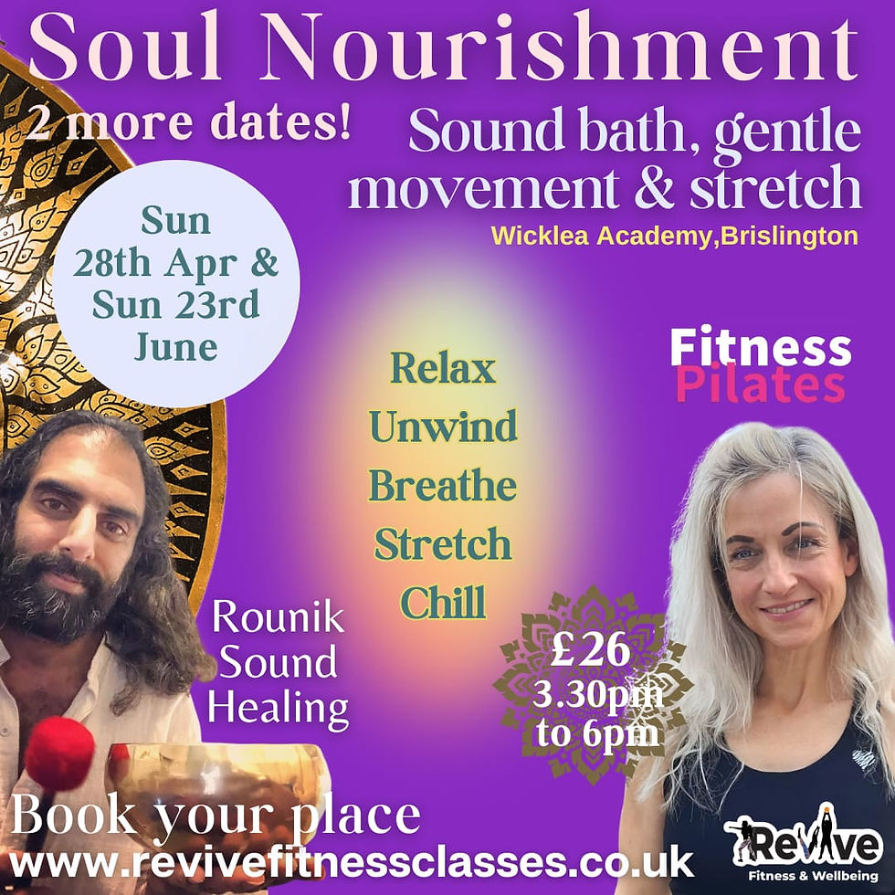 Sound Bath & Slow Restorative Pilates