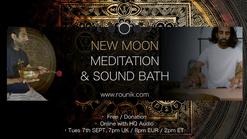 Online Full Moon Sound Bath & Meditation