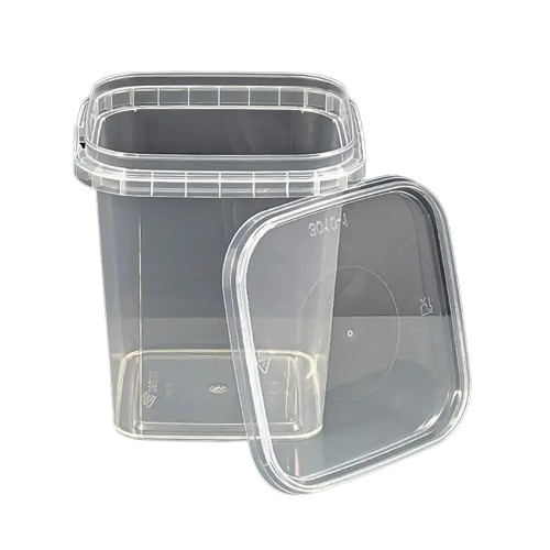Thumbnail: Square Tub with Lid - 520ml