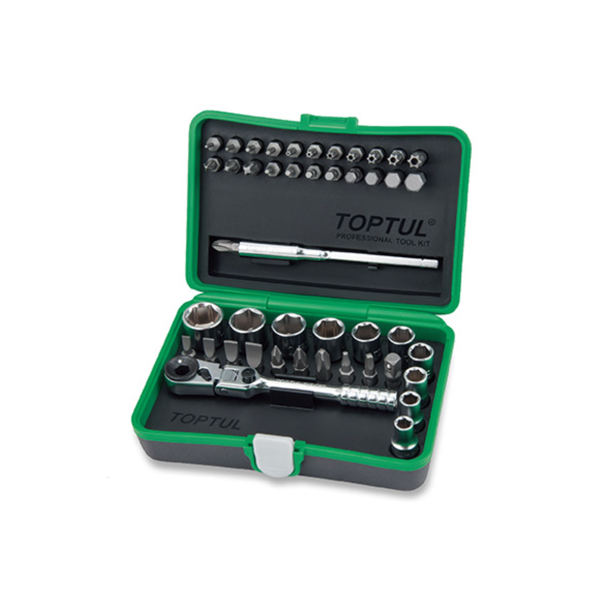 JUEGO DE DADOS 1/4" (45 PIEZAS)