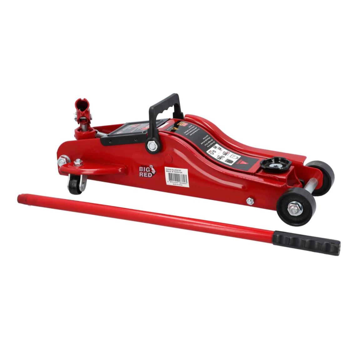 GATA LAGARTO DE 2.5 TON PERFIL BAJO - COMERCIAL BIG RED