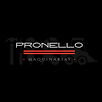Pronello Maquinarias logo, when clicked it takes you to the home page