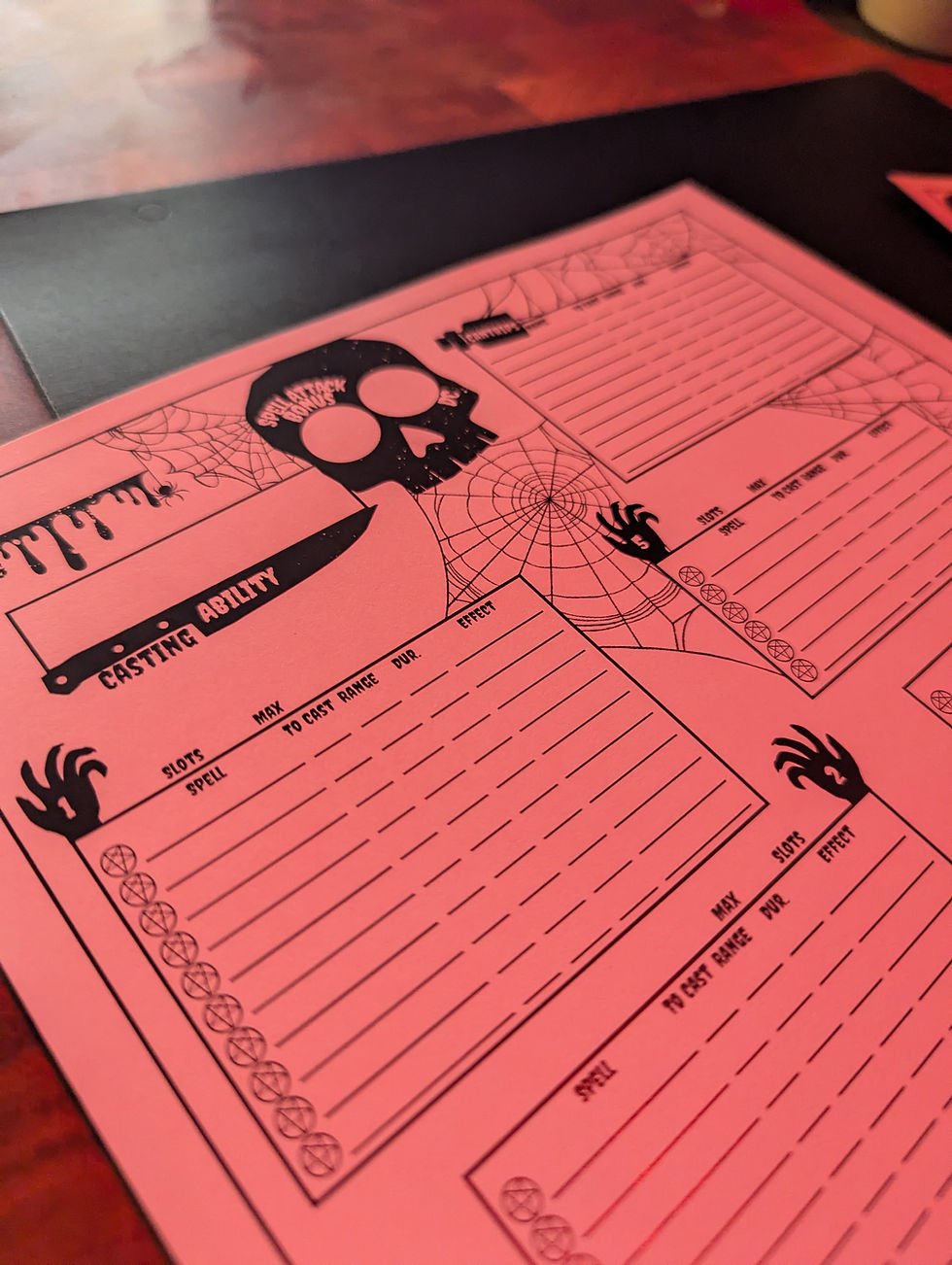 Thumbnail: 5e Halloween Character Sheet