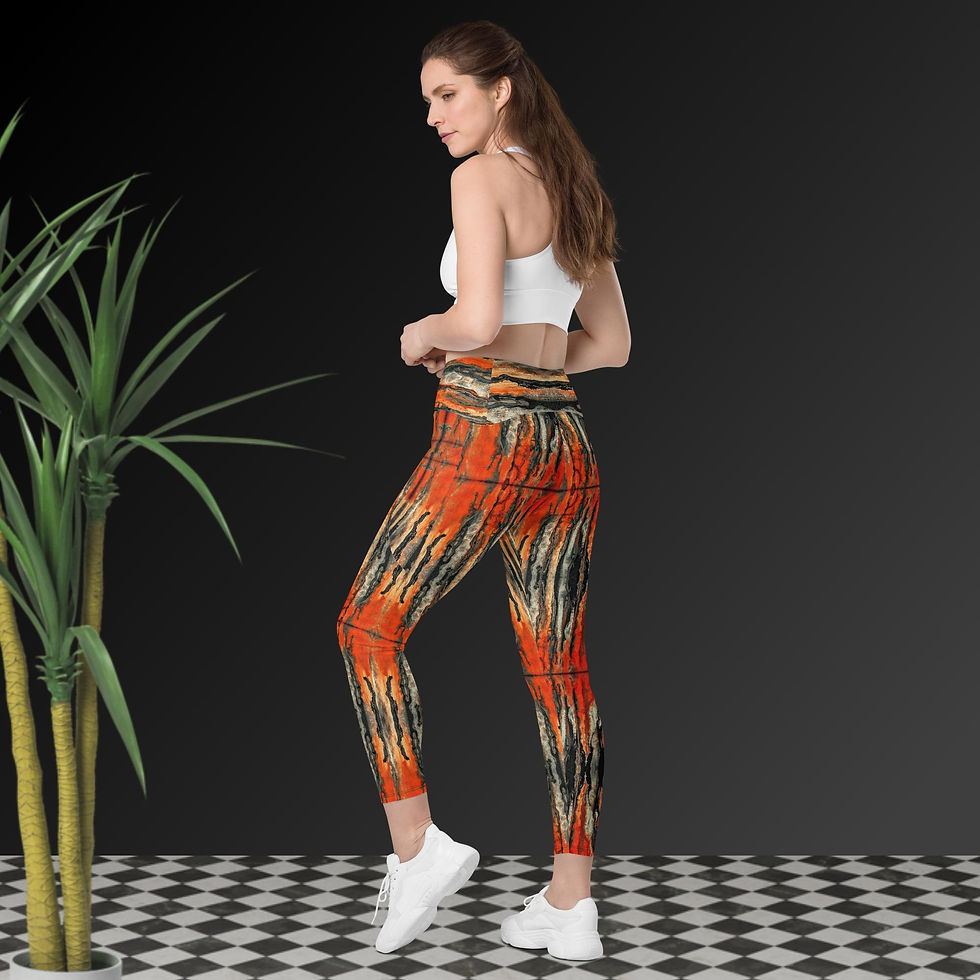 Thumbnail: Leggings with pockets - Hidden Wolf