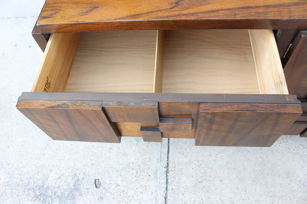 Thumbnail: #1028 Brutalist Dresser by Lane Furniture