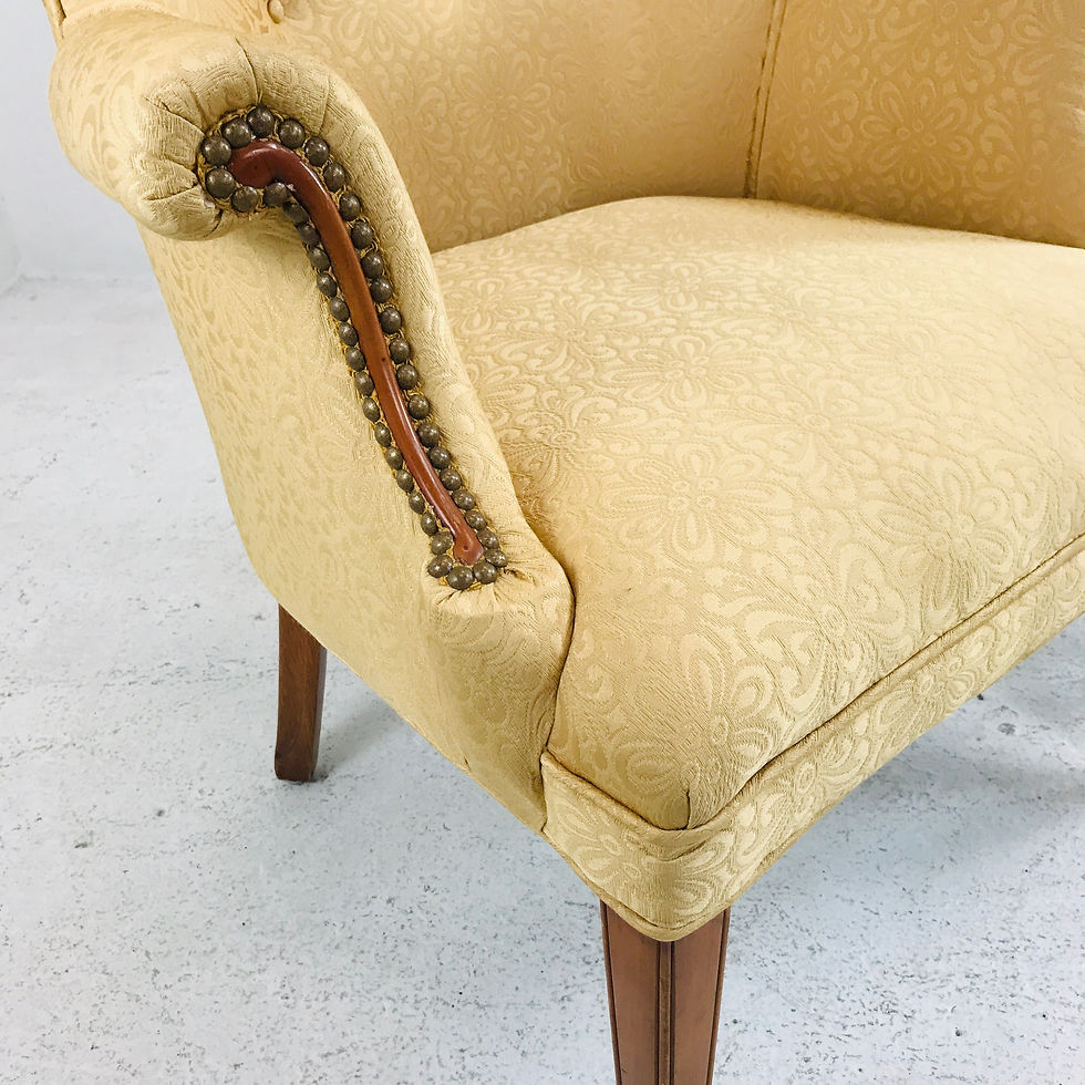 Thumbnail: #4909 Pair Butterfly Wing Chairs